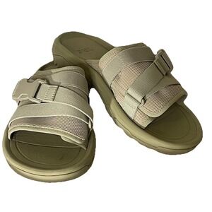 Teva Hurricane Verge Slide Sandals Womens 10 Eucalyptus Green Adjustable Comfort